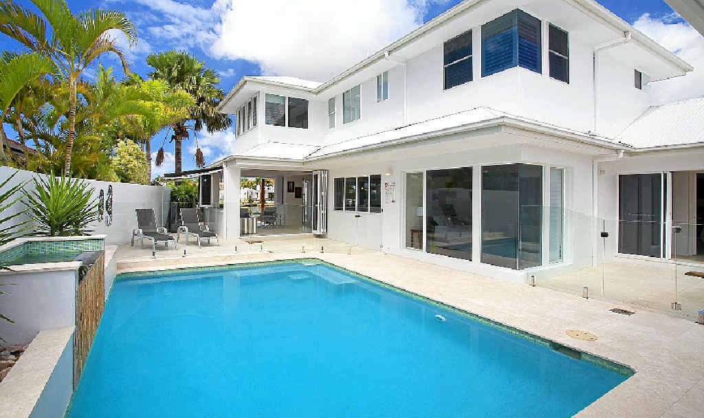 WATER VIEWS: This modern home at Noosa Waters offers plenty of inside-outside living options. WATER VIEWS: This modern home at Noosa Waters offers plenty of inside-outside living options.